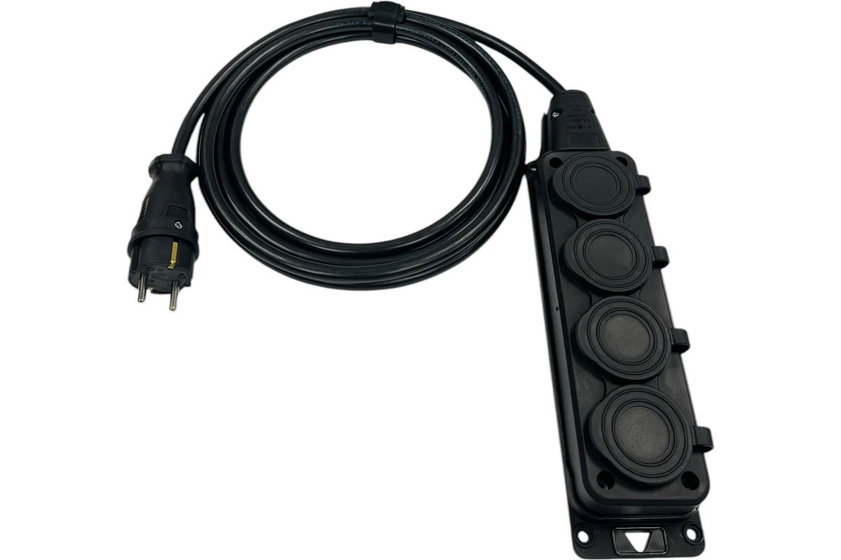 Удлинитель силовой iTOK i-CONNECT-COLOR-SU-PVS-215-4-54-15-BLACK