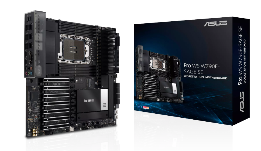 Материнская плата ASUS PRO WS W790E-SAGE SE, LGA4677, Intel W790, SSI EEB