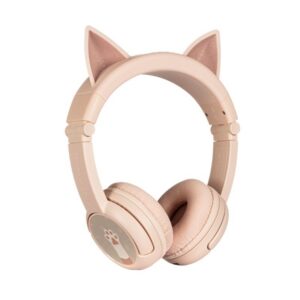 Беспроводные наушники Onanoff Buddyphones PlayEars-CAT, Bluetooth, Проводной, Накладные, Розовый, [BT-BP-PLAYP-EARS-CAT]