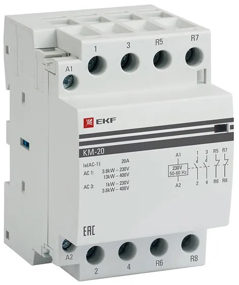 Контактор EKF km-3-20-22