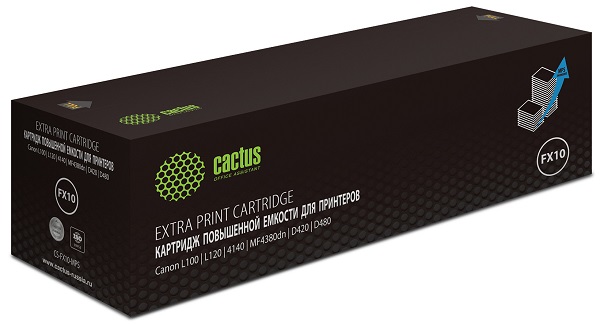 Тонер-картридж Cactus CS-FX10-MPS Черный