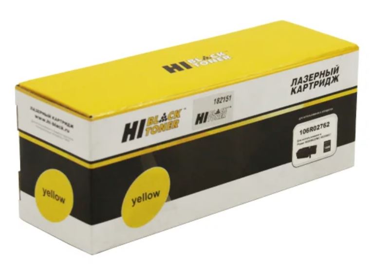 Тонер-картридж Hi-Black HB-106R02762 Желтый