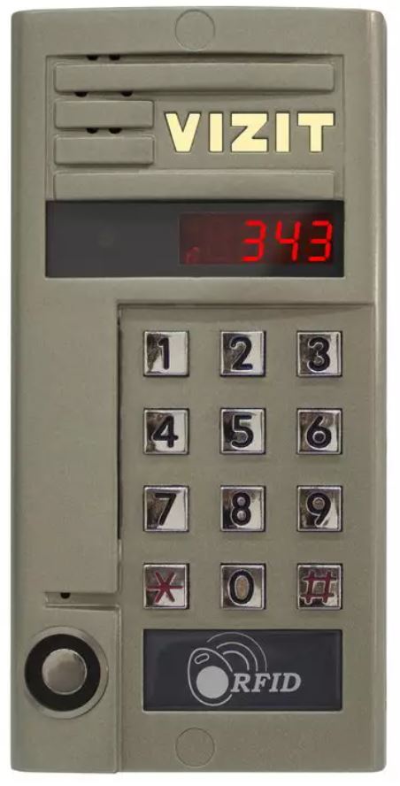 Вызывная панель VIZIT БВД-343RTCPL