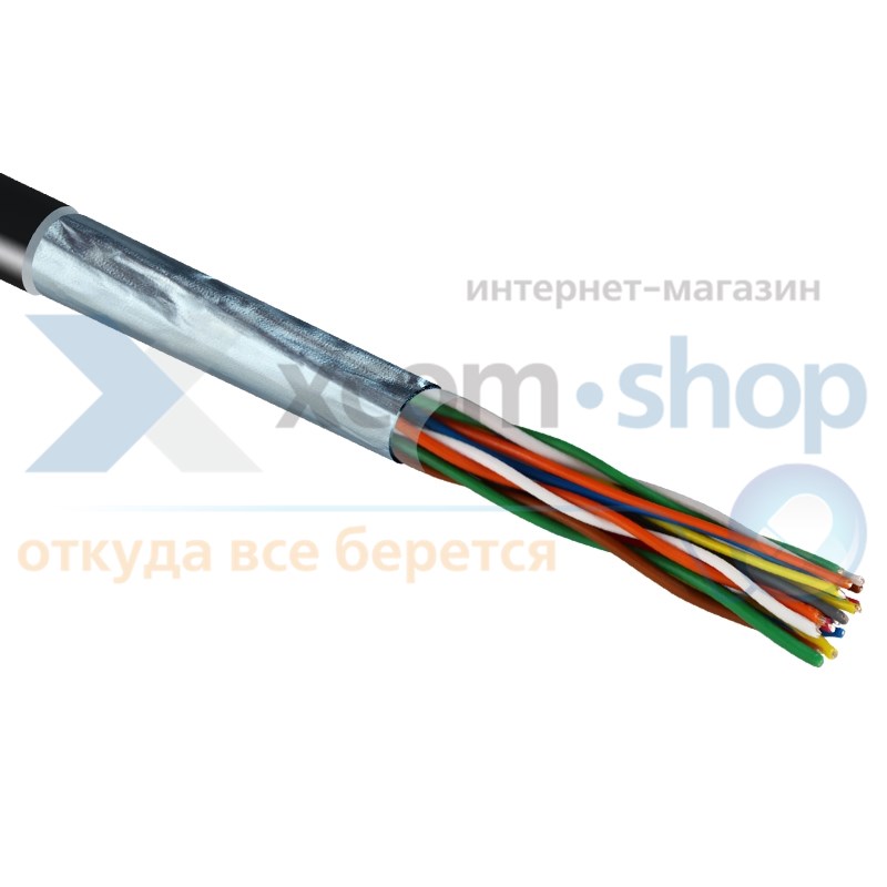 Кабель витая пара F/UTP 5e кат. 10 пар Rexant 01-1204
