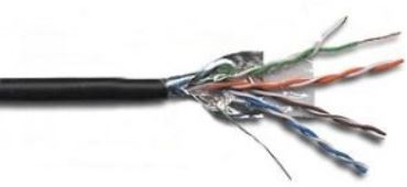 Кабель витая пара U/UTP 5e кат. 4 пары Lanmaster LAN-5EUTP-OUT