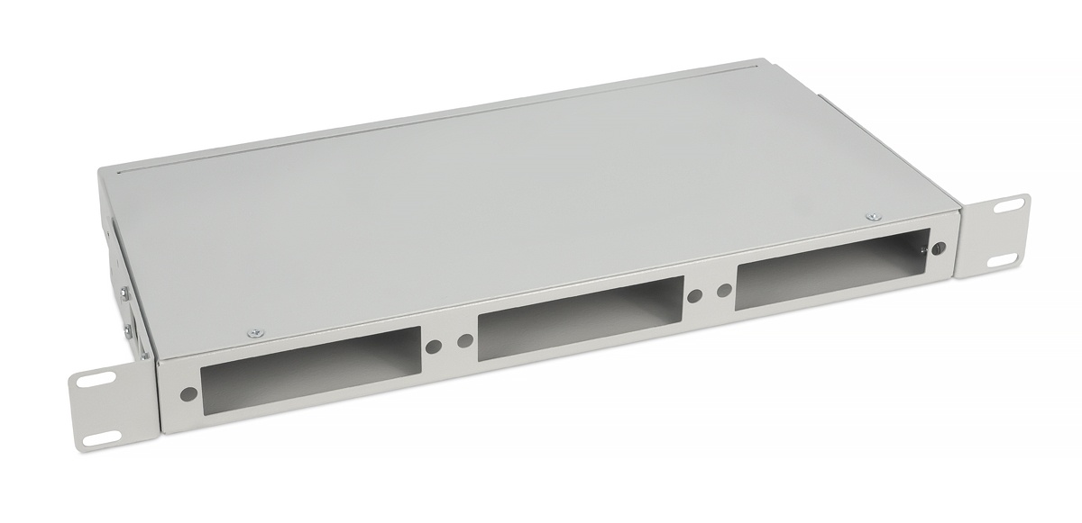 Кросс оптический стоечный Cabeus FO-CS-19-3FP-GY