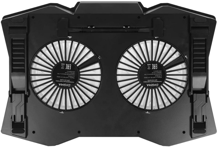 Подставка для ноутбука Digma D-NCP180-2X110RGB