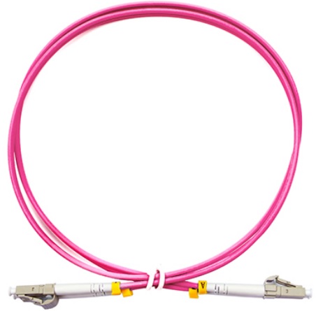 Патч-корд волоконно-оптический Vimcom DPC-MM50(OM4)-LSZH-2.0-LC-LC-1