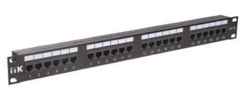 Патч-панель 19, 24xRJ45, UTP, Кат. 6 ITK PP24-1UC6U-D05