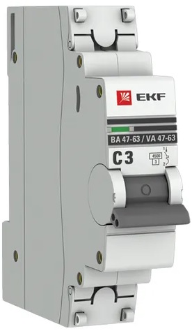 Автоматический выключатель EKF mcb4763-1-03C-pro