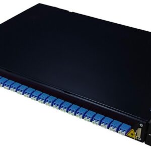 Кросс оптический стоечный 19" выдвижной 1U Eurolan 47B-24-S2-2L-12-11BL
