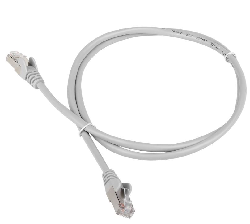 Кабель патч-корд F/UTP 6 кат. 1м Lanmaster LAN6-S45-45-1.0-GY