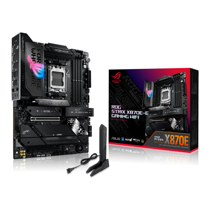 Материнская плата ASUS ROG STRIX X870E-E GAMING WIFI, AM5, AMD X870E, ATX
