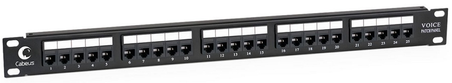Патч-панель Cabeus PL-25-TEL-Toolless