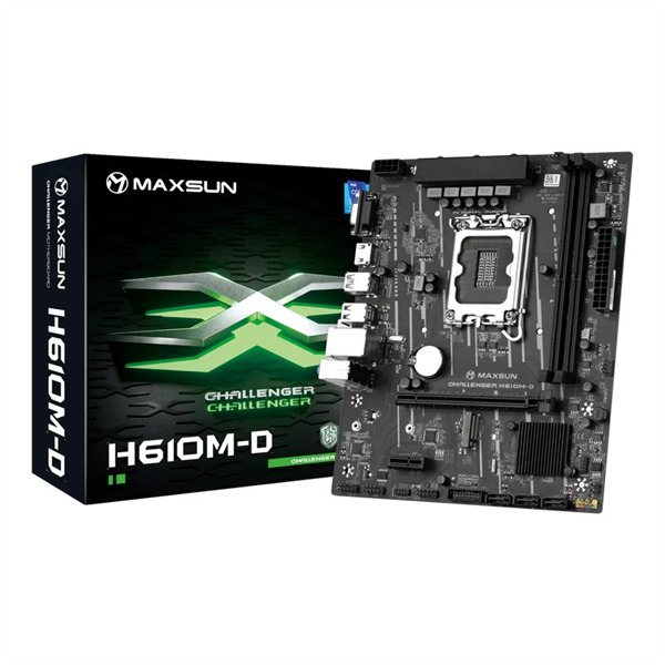 Материнская плата MAXSUN Challenger H610M-D, LGA1700, Intel H610, mATX