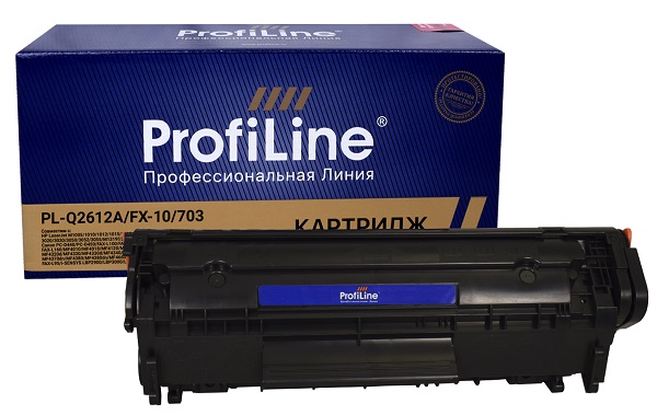 Тонер-картридж ProfiLine PL_Q2612A/FX-10/703 Черный
