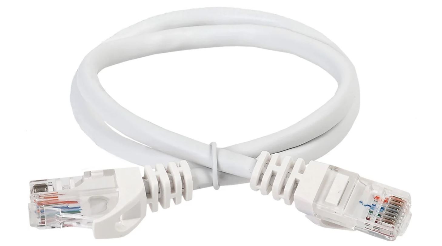 Кабель патч-корд U/UTP 5e кат. 1м GENERICA PC08-C5EU-1M-G