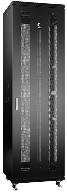 Шкаф напольный 19", 42U Cabeus ND-05C-42U60/80-BK