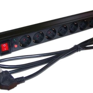 Блок розеток 19", 8 розеток TWT TWT-PDU19-16A8P-1.8