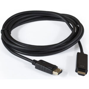 Кабель DisplayPort (M) - HDMI (M), 1.8м, ExeGate EX-CC-DP-HDMI-1.8