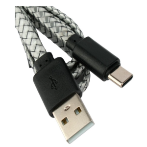 Кабель интерфейсный USB 2.0 Cablexpert CC-USB2-AMCM-FL-1M