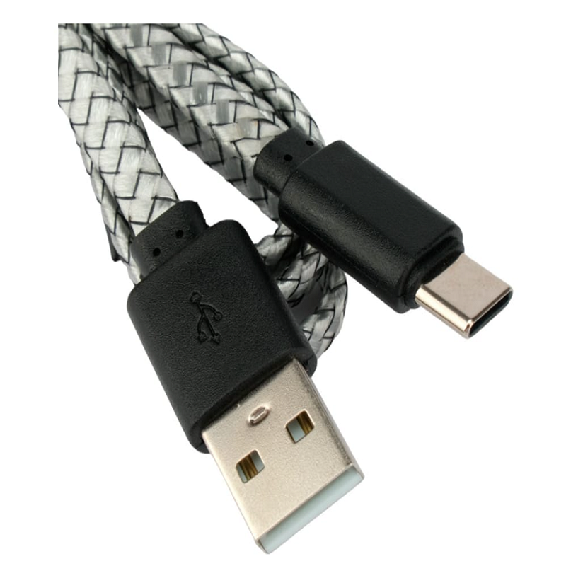Кабель интерфейсный USB 2.0 Cablexpert CC-USB2-AMCM-FL-1M