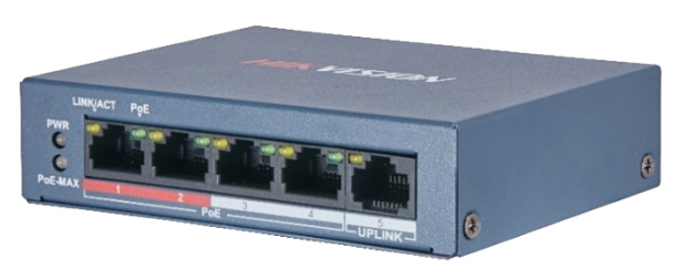 Коммутатор PoE HIKVISION DS-3E0105P-E/M(B)