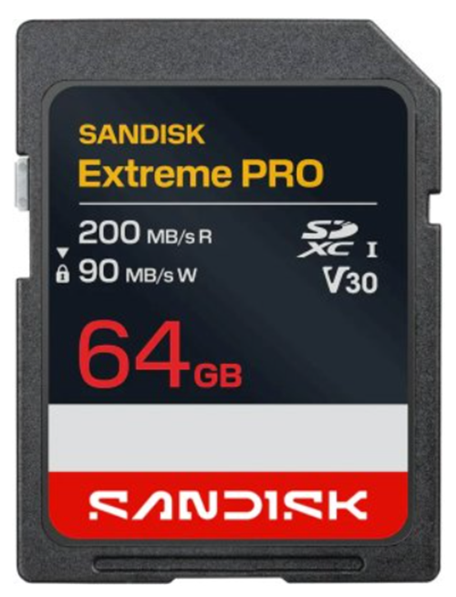 Карта памяти SDXC 64Gb SanDisk Extreme PRO