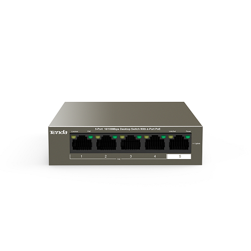 Коммутатор неуправляемый Tenda TEF1105P-4-63W