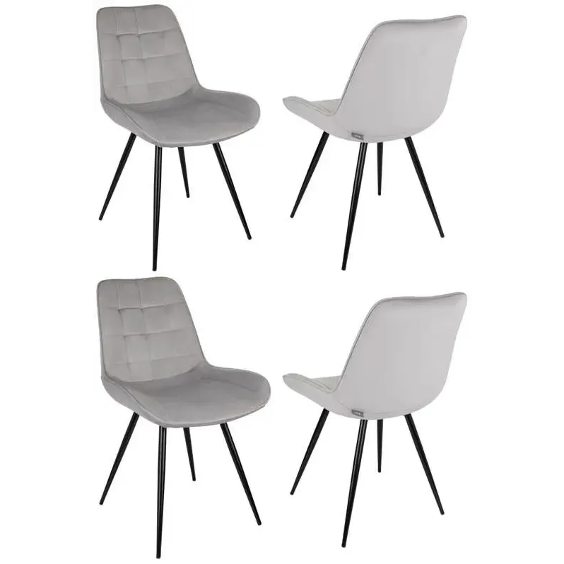 Комплект стульев DOMFY Флекс 4 Light Grey