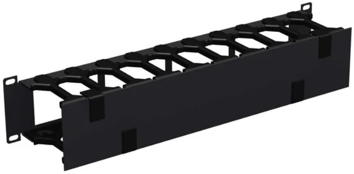Кабельный организатор NikoMax NMC-OP100CF-2U-BK