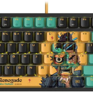 Механическая клавиатура A4Tech Bloody AT87 Renegade, USB, Зеленый, Желтый, Черный [AT87]