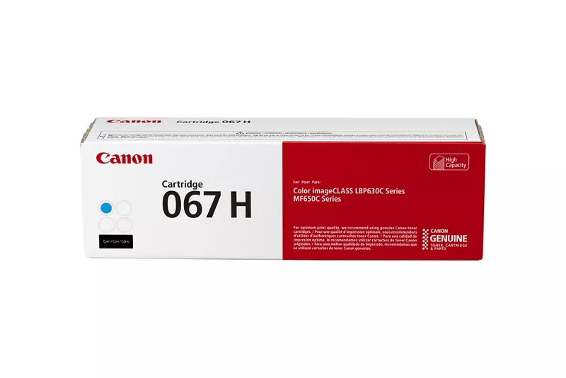 Тонер-картридж Canon 067H C Голубой