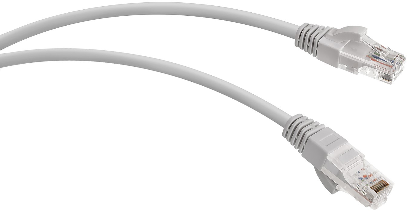 Кабель патч-корд U/UTP 5e кат. 2м WRLine WR-PC-RJ45-UTP-5E-2-GY
