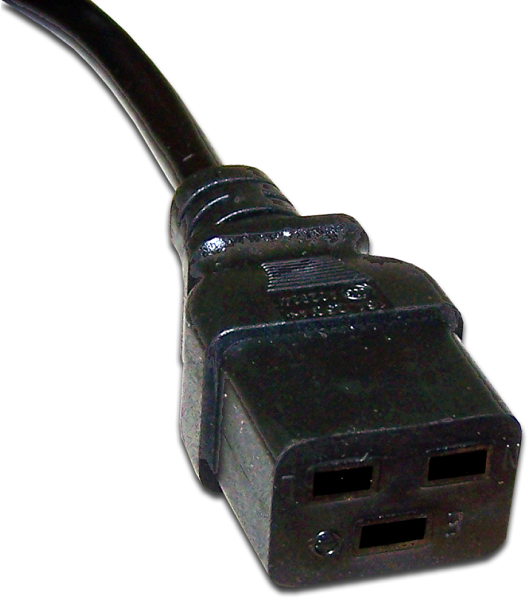Кабель питания Lanmaster LAN-PP19/SHA-1.0-BK