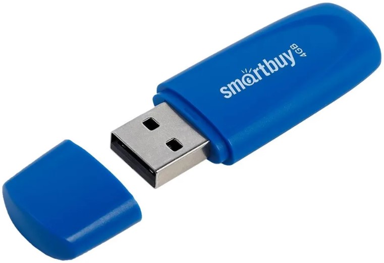 Накопитель USB 2.0 4GB SmartBuy SB004GB2SCB
