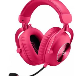Беспроводная стереогарнитура Logitech G PRO X 2, Bluetooth, Накладные, Розовый, [981-001275]